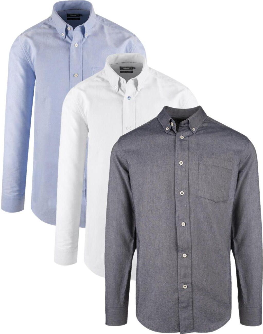 You Brands 8413 Harvard L/e / Skjorte Marine Meleret Xxl