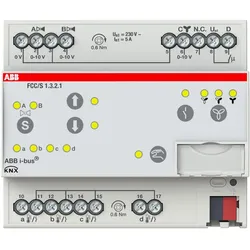 ABB FCC/S1.3.2.1 Fan Coil Controller, 3 x 0-10 V, manuelle Bedienung, REG 2CDG110215R0011