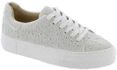 Betsey Johnson Sidny - Womens 6.5 Bone Oxford Shoes Medium