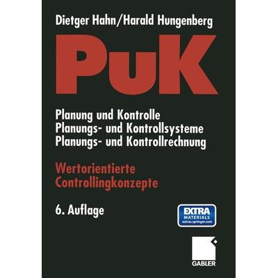 PuK - Wertorientierte Controllingkonzepte, Taschenbuch von Dietger Hahn,Harald Hungenberg, Betriebswirtschaftlicher Verlag Gabler, 978-3-322-90765-3