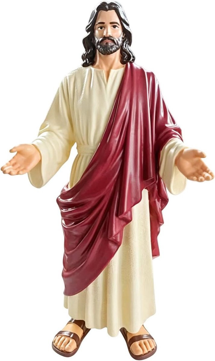 Jezus Christus Beeldje - Spirituele Decoratie voor op tafel - Hoogte: 10 cm