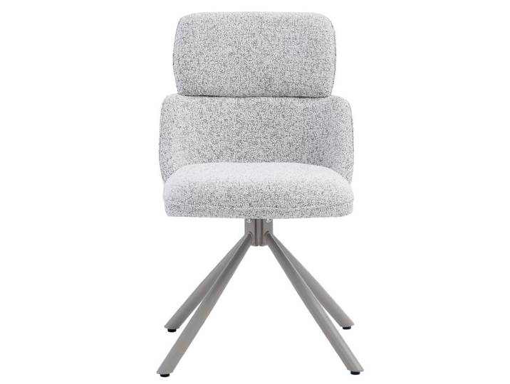 Polsterstuhl JUNA Metall/Textil 86 x 51 x 62 cm drehbar...