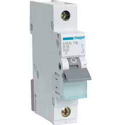 Hager MBN116 MBN116 Leitungsschutzschalter 1polig 16 A