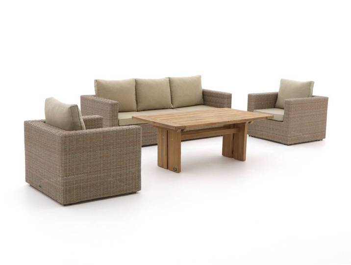 Dining loungeset Intenso 5 personen Loungeset Old Teak