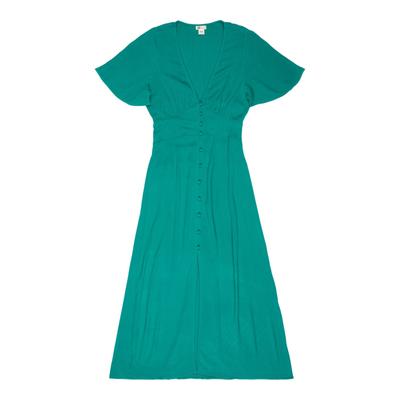 Sommerkleid BILLABONG "Your Girl", Damen, Gr. L, Langarm, grün (ivy), Obermaterial: 100% Viskose., Kleider Sommerkleid