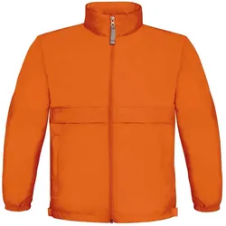 B&C Ungefütterter Kinder Windbreaker Sirocco JK950 orange 3/4 (98/104)