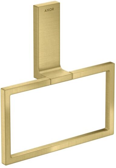 Hansgrohe Axor Handtuchring 42623950 eckig, schwenkbar, brushed brass