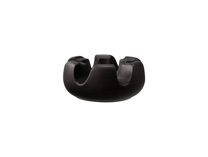 Stövchen SELTMANN WEIDEN Stövchen Liberty Velvet Black ø 14,5 cm schwarz , schwarz, L:14,5cm, Porzellan, Stövchen, Stövchen