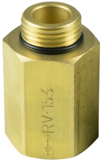 Grundfos Rückschlagventil 96433904 1/2" AG x 1/2" IG, für Zirkulationspumpen