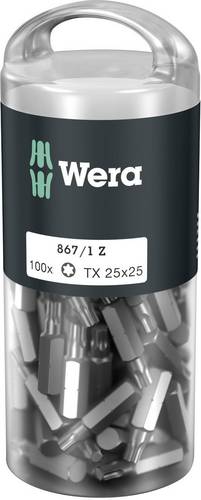 Wera 05072449001 867/1 Z TORX DIY 100 SiS TX-Bit Antrieb: 1/4 (6.3 mm) Abtrieb: TX TX 25 25mm
