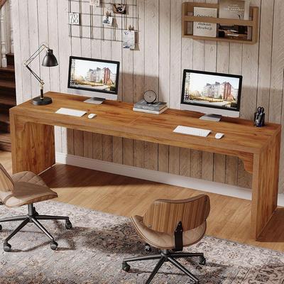 BLUEBELL "Two Person Desk, 78.7"" Extra Long Computer Desk, Modern Double Writing Table, Large Home Office Desk"
