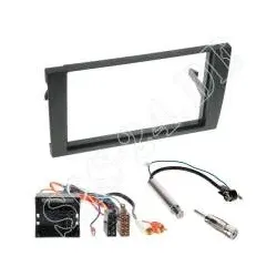 Autoradio 2-DIN Einbaurahmen Radioblende+Adapterkabel Einbauset für Audi A4 (...