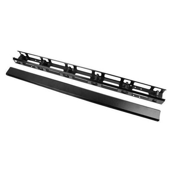 Lanberg Organizer Kabli Pionowy 22U czarny 2 sztuki (AK-1212-B)