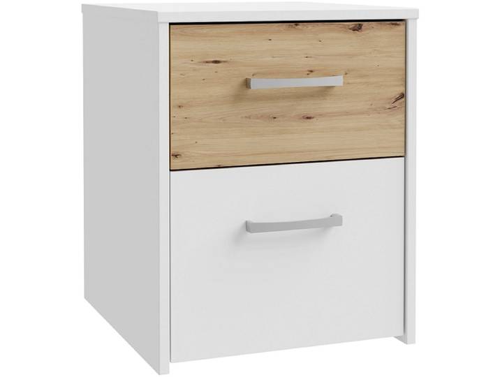 Nachttisch NOA 2 Schubladen 38.4x41.5x48.1cm weiss dekor