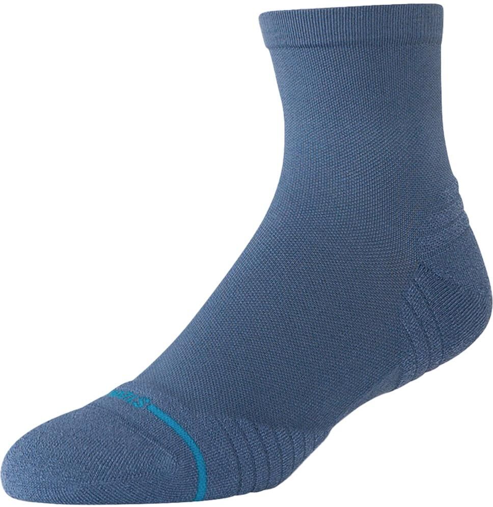 Stance  - Perf Run Quarter Light Cushion Sock Sea Blue - M - Chaussettes de trail