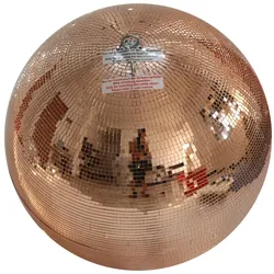SATISFIRE Spiegelkugel 40cm kupfer Safety Discokugel Mirrorball Party Disko Deko
