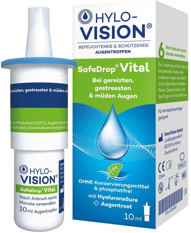 Hylo-Vision Safedrop Vital Augentropfen 10ml