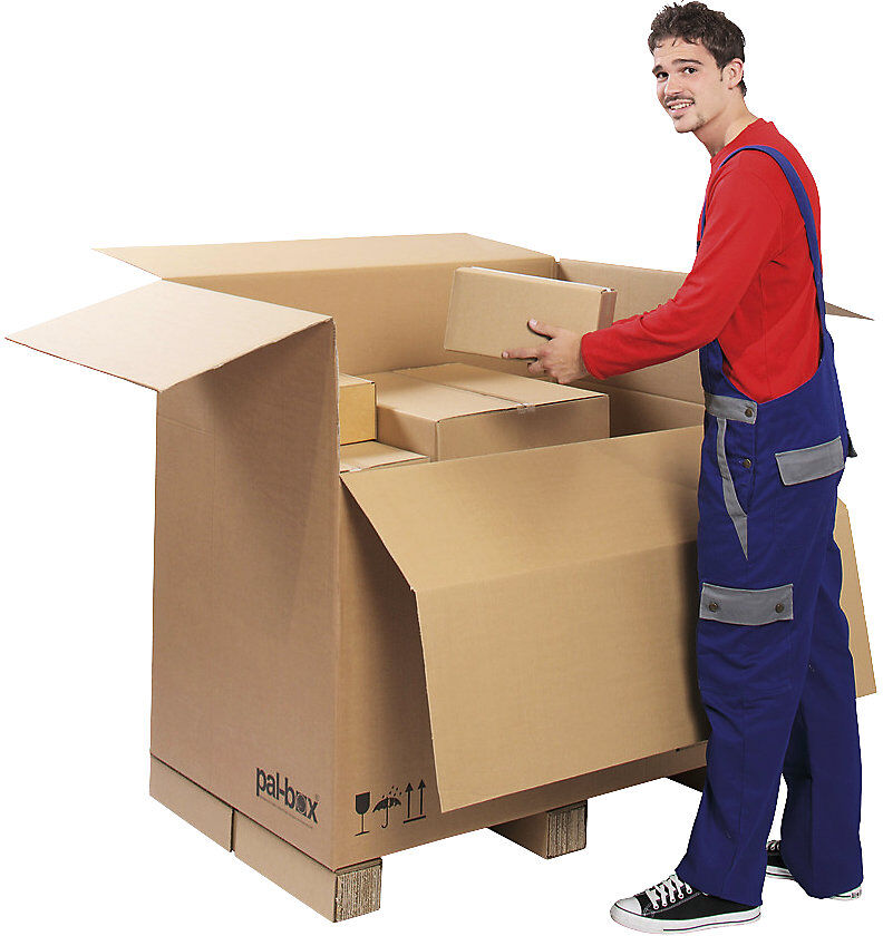 kaiserkraft Transportbehälter PalBox, mit Ladeklappe, LxBxH 1180 x 780 x 1060 mm, ab 100 Stk