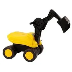 Lean Toys 360' gelber Kreiselbagger