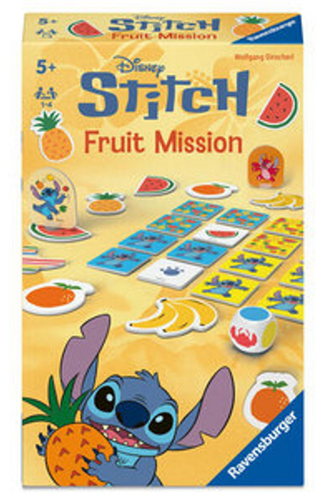 Ravensburger Disney Stitch Fruit Mission Reisspel voor kinderen vanaf 5 jaar