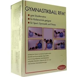 GYMNASTIKBALL Rehaforum 65 cm blau metallic 1 St