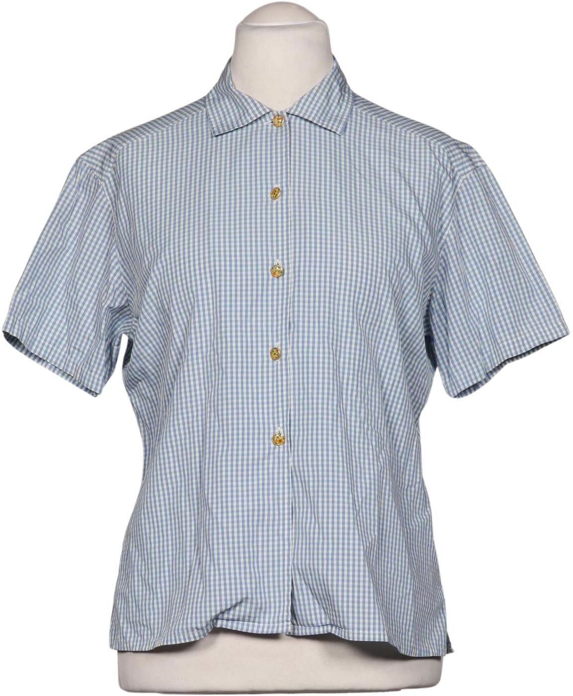 Robert Friedman Damen Bluse, Hellblau, Gr. XL, Baumwolle - Second Hand