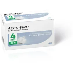 ACCU FINE sterile Nadeln 4 mm 100 St