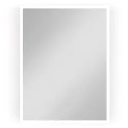 Spiegel mit SAT Feel-Sensor 60x80 cm weiß SATZFEELOBLED6080