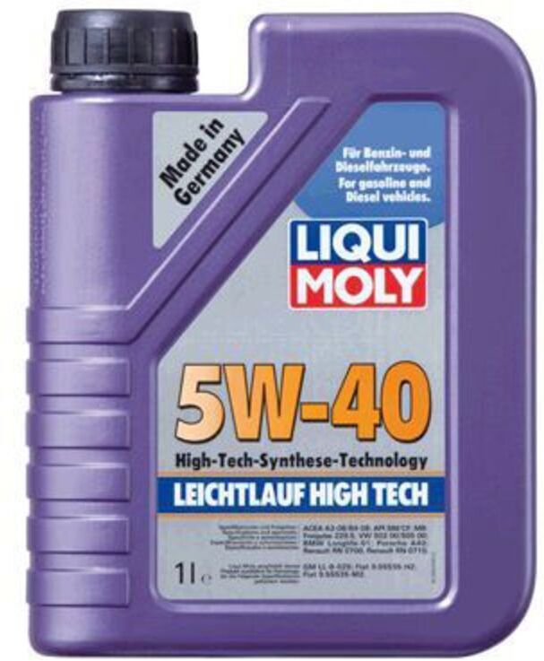 Motoröl LIQUI MOLY 3863 Leichtlauf High Tech 5W40 1L