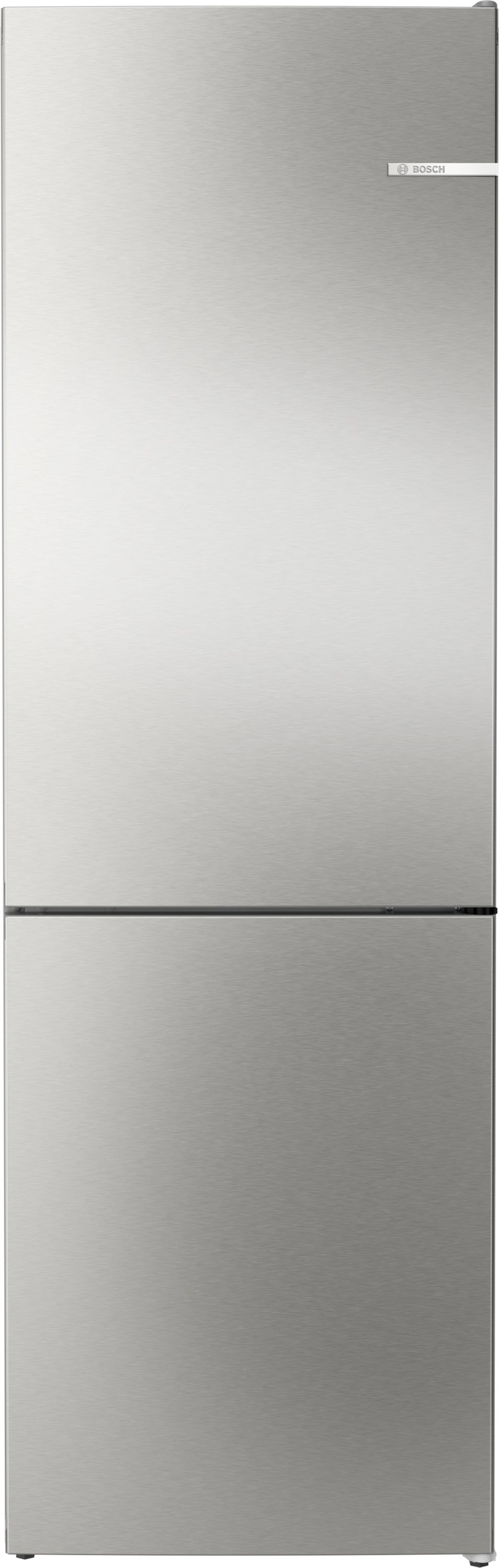 Bosch Serie 4 KGN362IBF 218 l / 103 l Kühl-Gefrierkombi freistehend NoFrost 127 kWh Jahr (Edelstahl) jetzt zusätzlich 100¤ Cashback sichern*! & jetzt zusätzlich 3x30¤ Gutschein von Eismann sichern!*