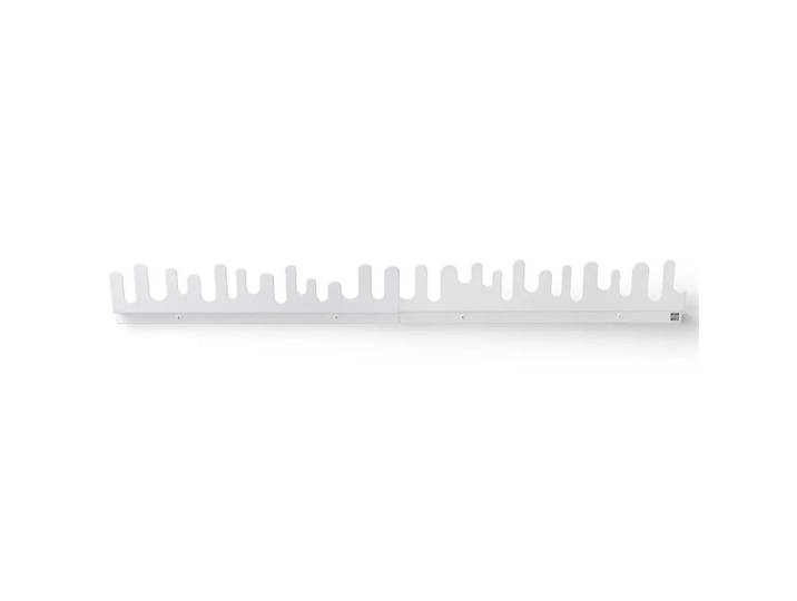 Design House Stockholm Porte-manteau mural Wave blanc