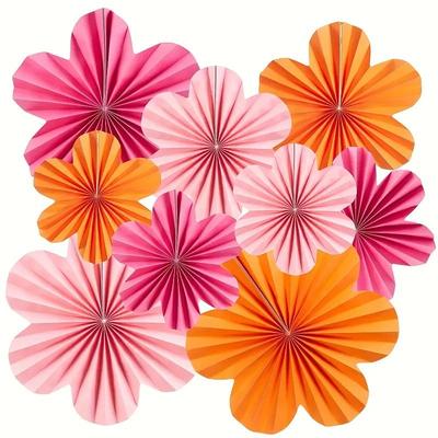 Vibrant Floral Paper Flower Hanging Decorations Vibrant Floral Paper Flower Hanging Decorations