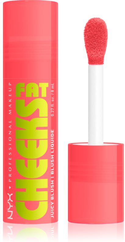 NYX Professional Makeup Fat Cheeks Juicy Blush liquid blusher shade 05 Peach Plunge 8 ml