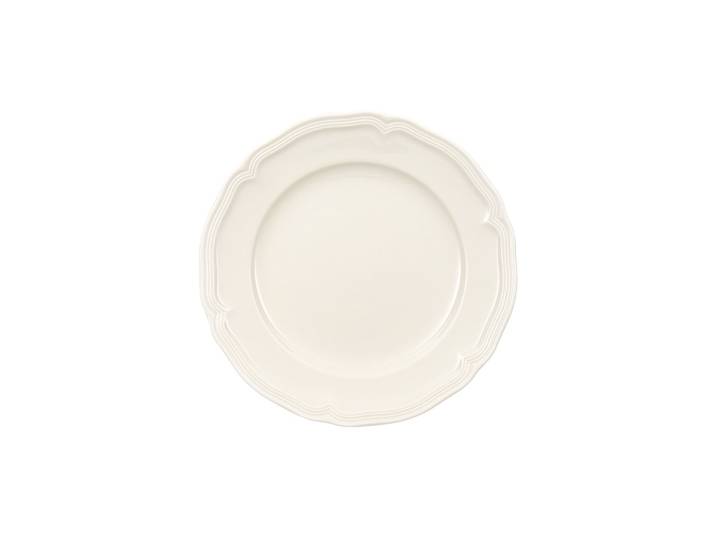 Frühstücksteller VILLEROY & BOCH Frühstücksteller Manoir ø 20,7 cm weiß , weiß, Speiseteller, Frühstücksteller