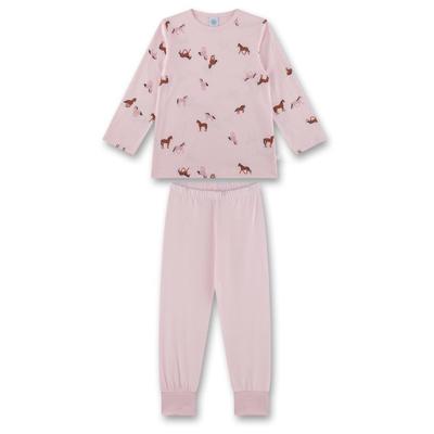 Sanetta - Kid's Pyjama Long AOP 233564 - Schlafanzug Gr 104 rosa