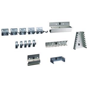 Bott Werkzeughalter 14031411, für Lochwand, Hakenset, aus Metall, 15-teilig