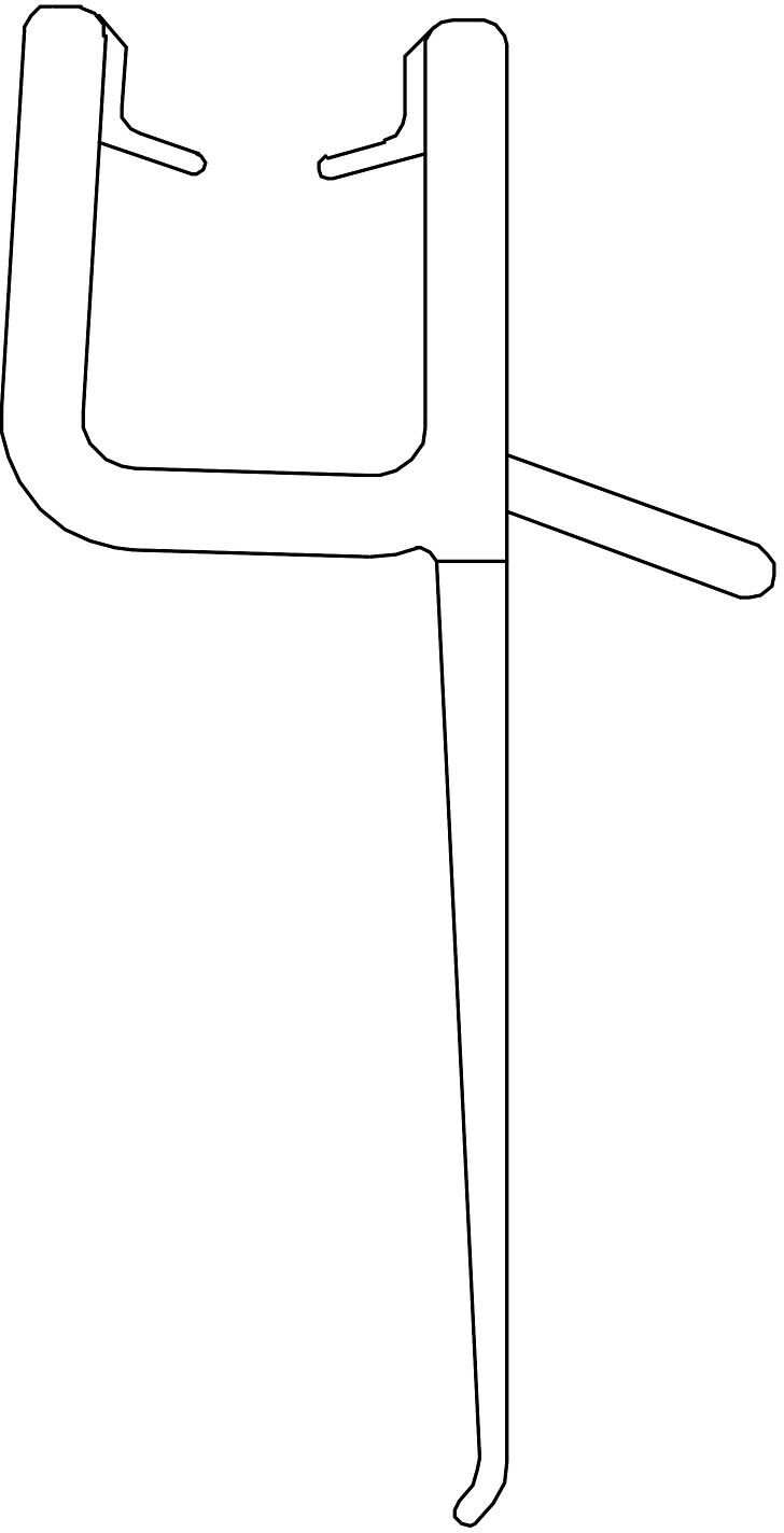 DUSCHOLUX water deflector profile curved 25053530028000