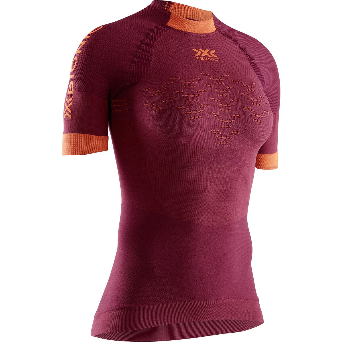 X-Bionic X-bionic The Trick 4.0 Running Shirt Short Sleeve Women namib red/kurkuma orange (R014) XL TR-RT00S19W-R014-XL