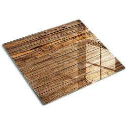 GLASPLATTE 60x52 cm Holzwand