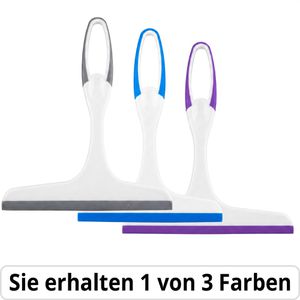 Böttcher-AG Duschabzieher bicolor, aus Kunststoff, mit Gummilippe, Wischbreite 24 cm