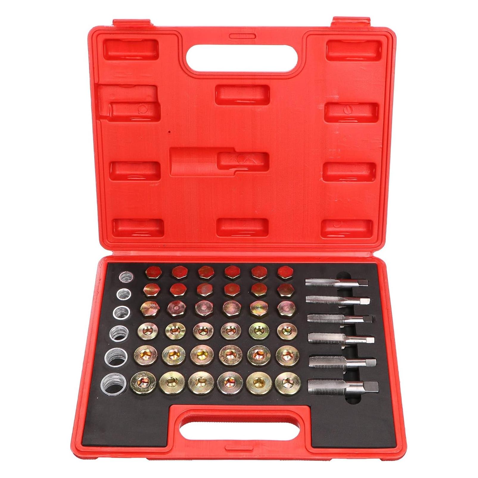 Sixtol Reparatieset voor olieaftapproef Mechanische Oil PAN set 114 | 114 stuks | draad reparatie (SX1116)
