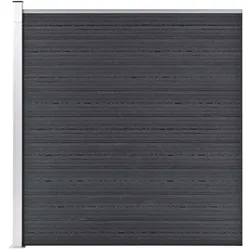 vidaXL, Gartenzaun, Padonilla (1 Element mit 1 Pfosten)