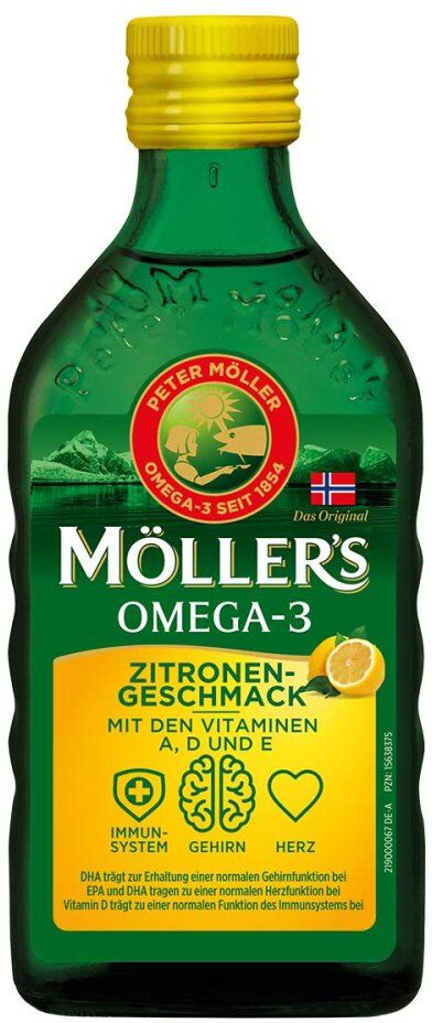 Möller's Omega-3 Zitrone Öl 250ml