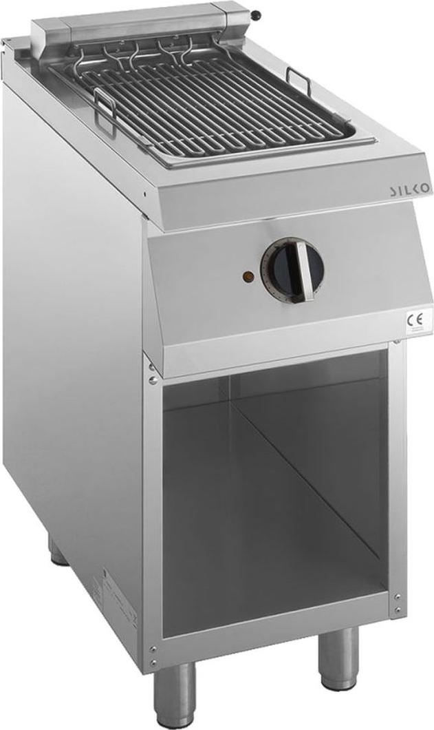 KBS Elektro Vaporgrill 4,8 Kw Wasserbecken und Ablasshahn offener Unterbau