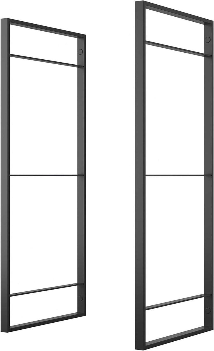 Zwart Muurmeubel Frame voor Keuken of Badkamer, Hoogte: 83 cm