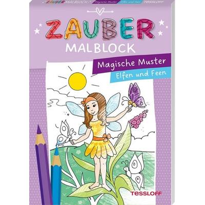 Zaubermalblock. Magische Muster. Elfen und Feen, Taschenbuch von Corina Beurenmeister, Tessloff Verlag Ragnar Tessloff GmbH & Co. KG,