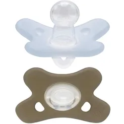 Difrax, Nuggi, Nuggi Natural 0-6M Full Silikon (2x, 0 - 6 Monate)