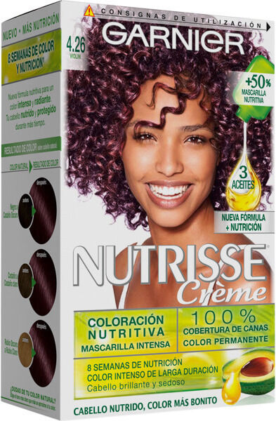 Garnier Nutrisse Creme Nourishing Permanent Color 4.26 Violin