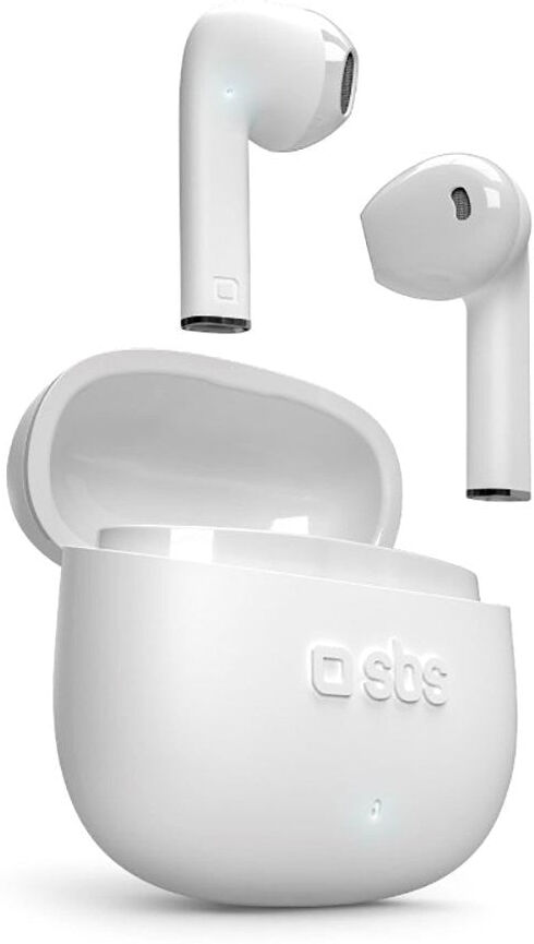 SBS One Color True Wireless In-Ear Høretelefoner - Hvid