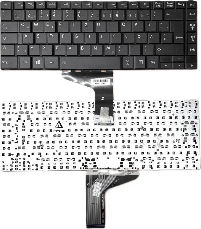 T-ProTek Toetsenbord voor Toshiba Satellite C40, C40-A, C40T, C40T-A, C40D-A, C45-A, C45D-A (Duits toetsenbord)